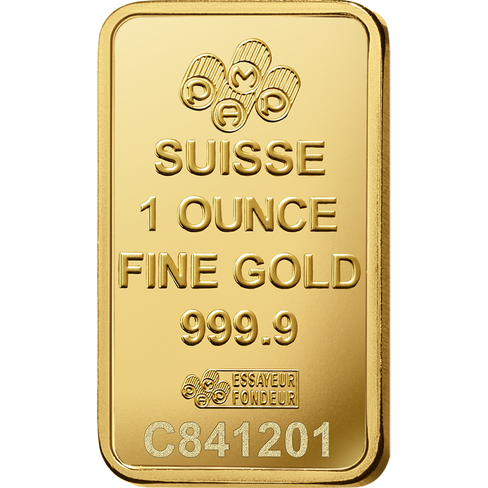 Fortuna Gold Minted Bar 1 oz PAMP