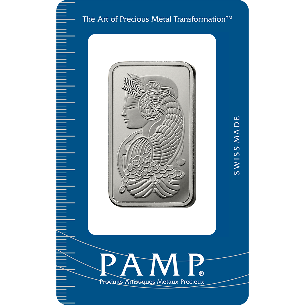 1 oz Gold Bar PAMP Suisse Lady Fortuna Veriscan (New In Assay)