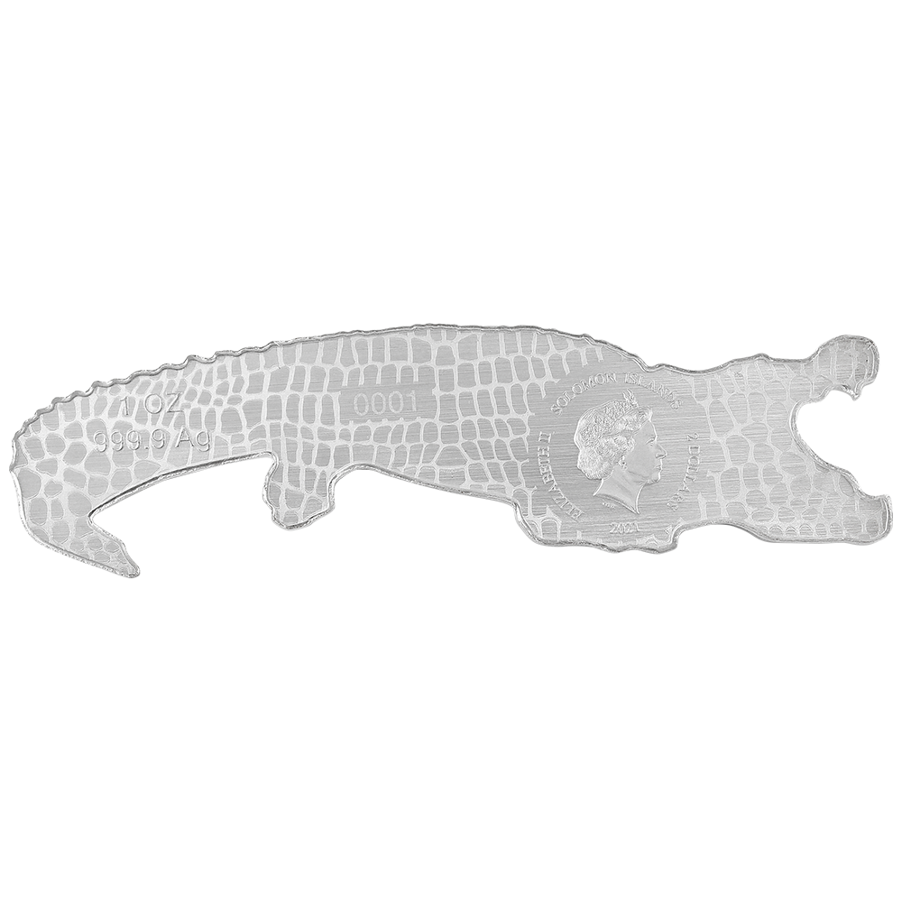 Animals of Africa - 1oz Pure Silver Nile Crocodile Coin | PAMP Animals of Africa - 1oz Pure Silver Nile Crocodile Coin | PAMP