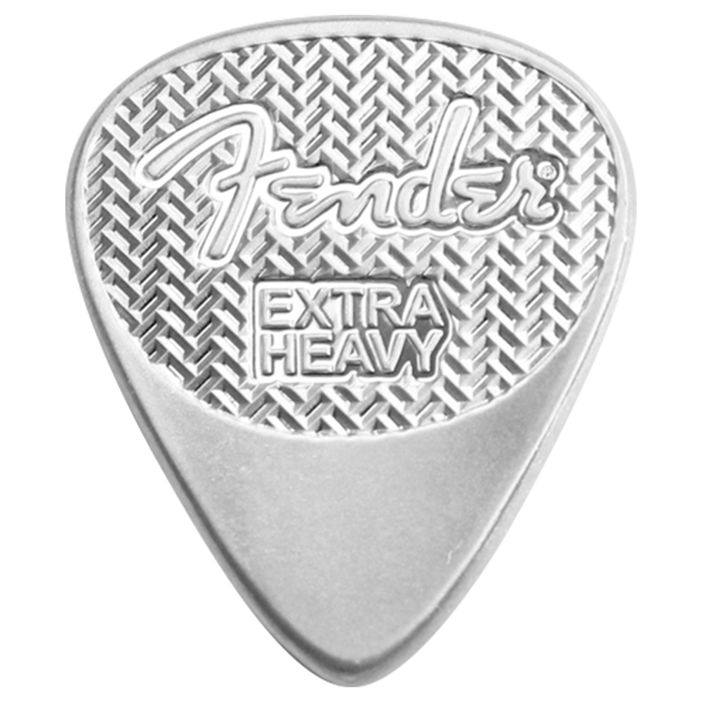 Fender® Sterling Silver 5g Playable Guitar Pick