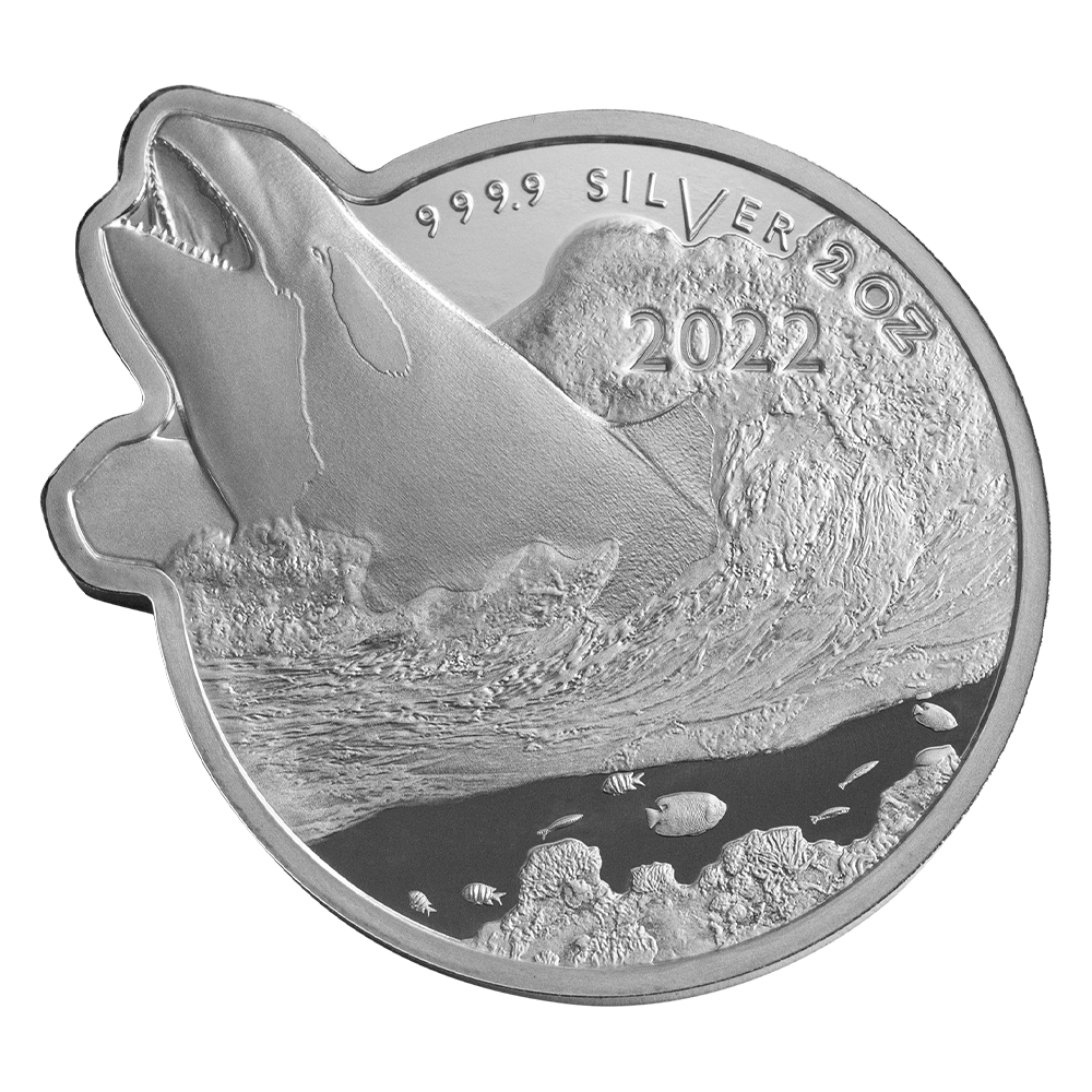 Ocean Predators - 2oz Pure Silver Killer Whale Coin | PAMP