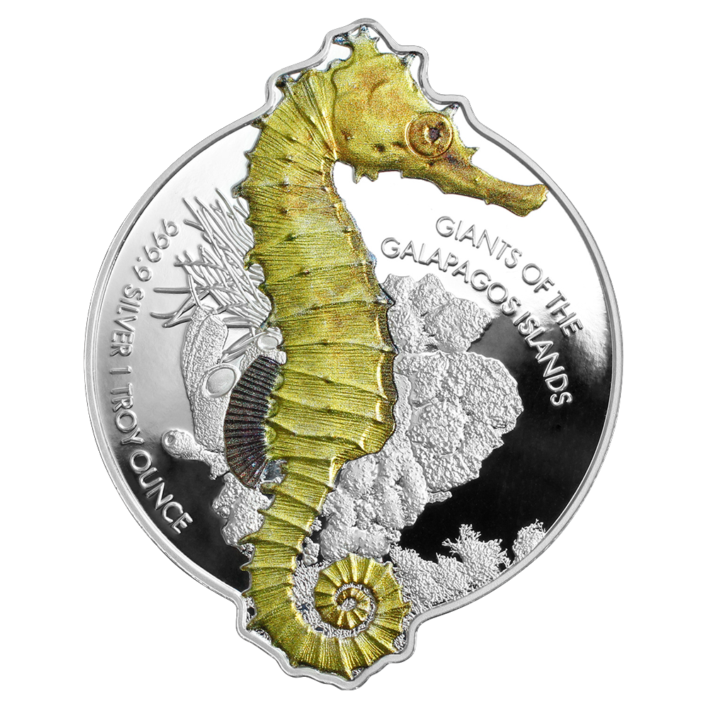 Giants of the Galápagos Islands - 1oz Pure Silver Giant