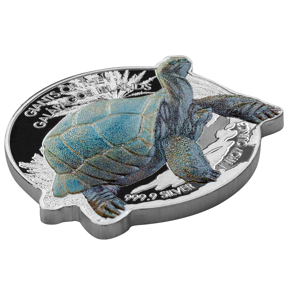 Giants of the Galápagos Islands - 1oz Pure Silver Galápagos