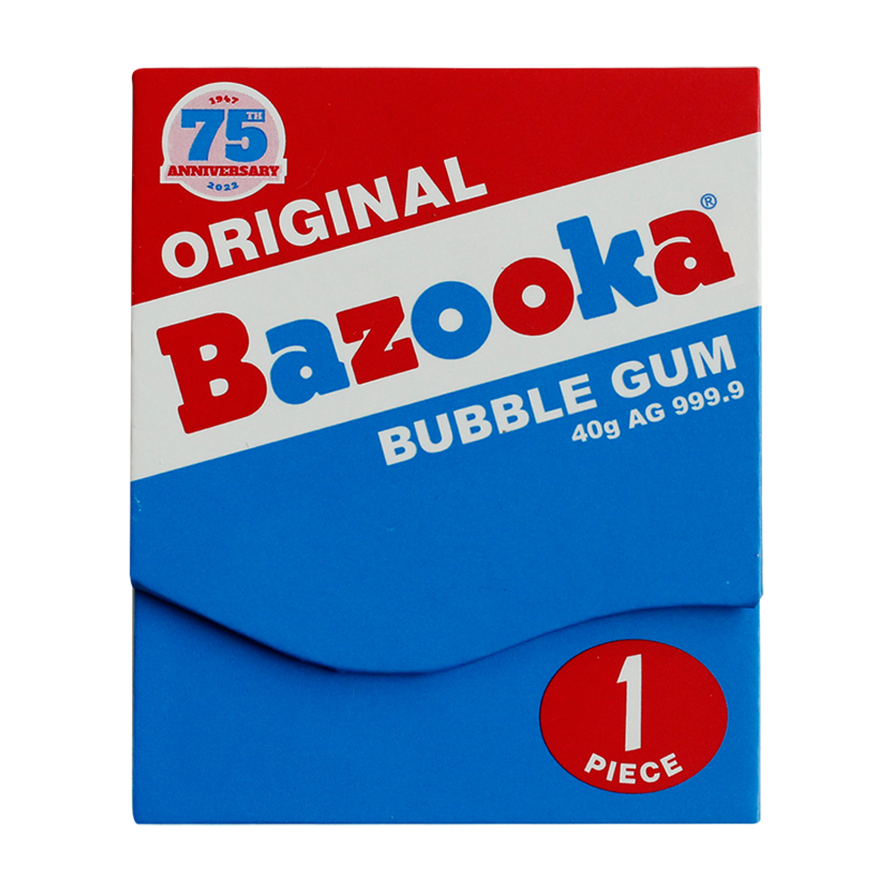 75th Anniversary Bazooka Joe® Replica - Silver Wafer | PAMP