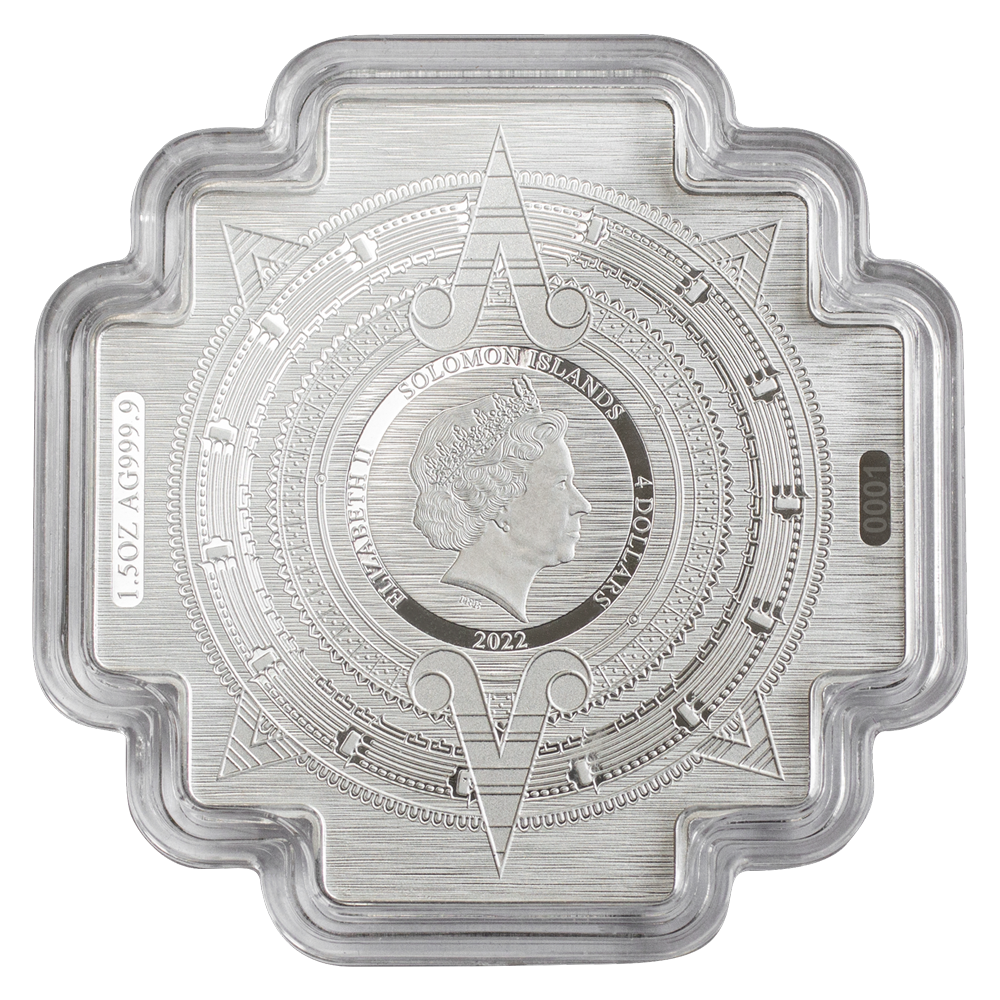 1.5oz Silver Incan House of the Sun Maze Coin | PAMP