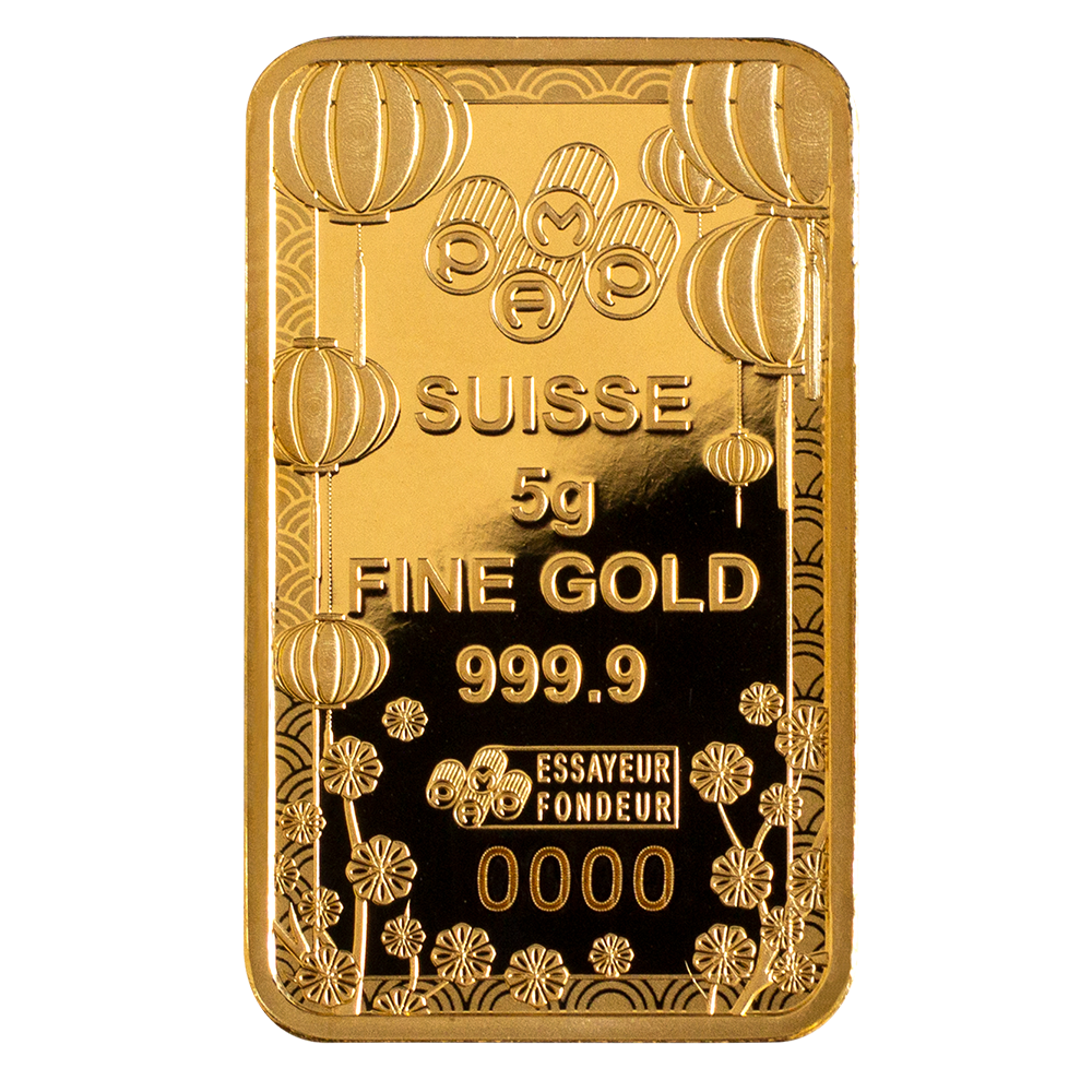Good Luck 5g Pure Gold Bar | PAMP