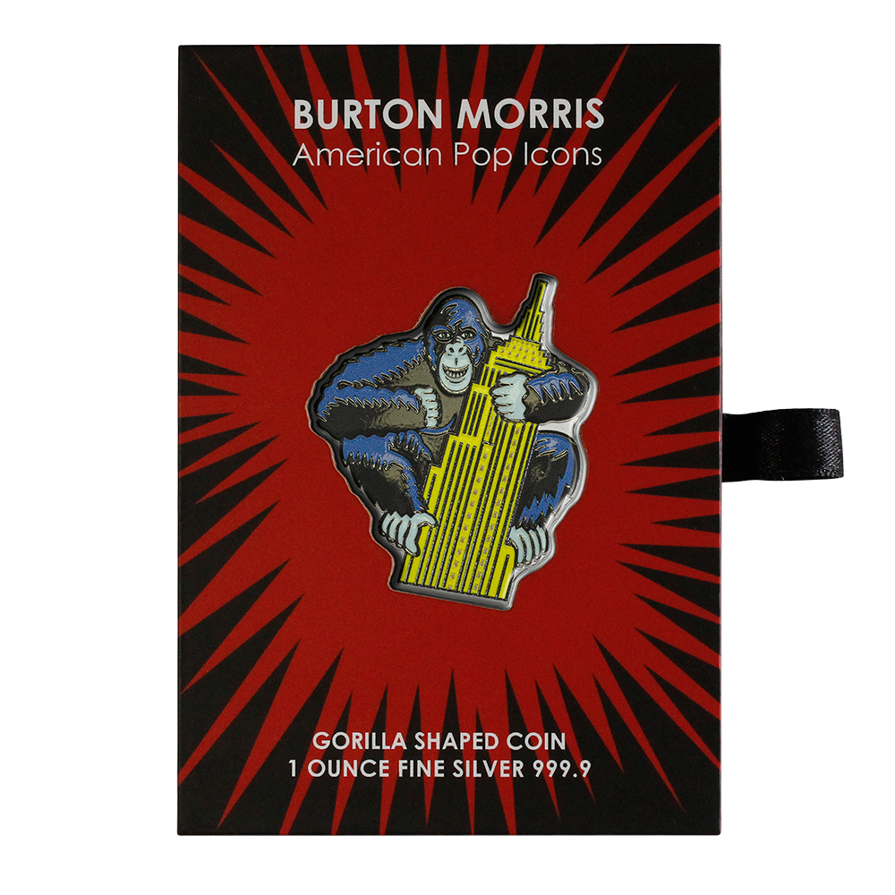 2023 ニウエ 1オンス Burton Morris ゴリラ シルバー コイン Buy 1 oz Silver Burton Morris Gorilla Coin (2023)|KITCO