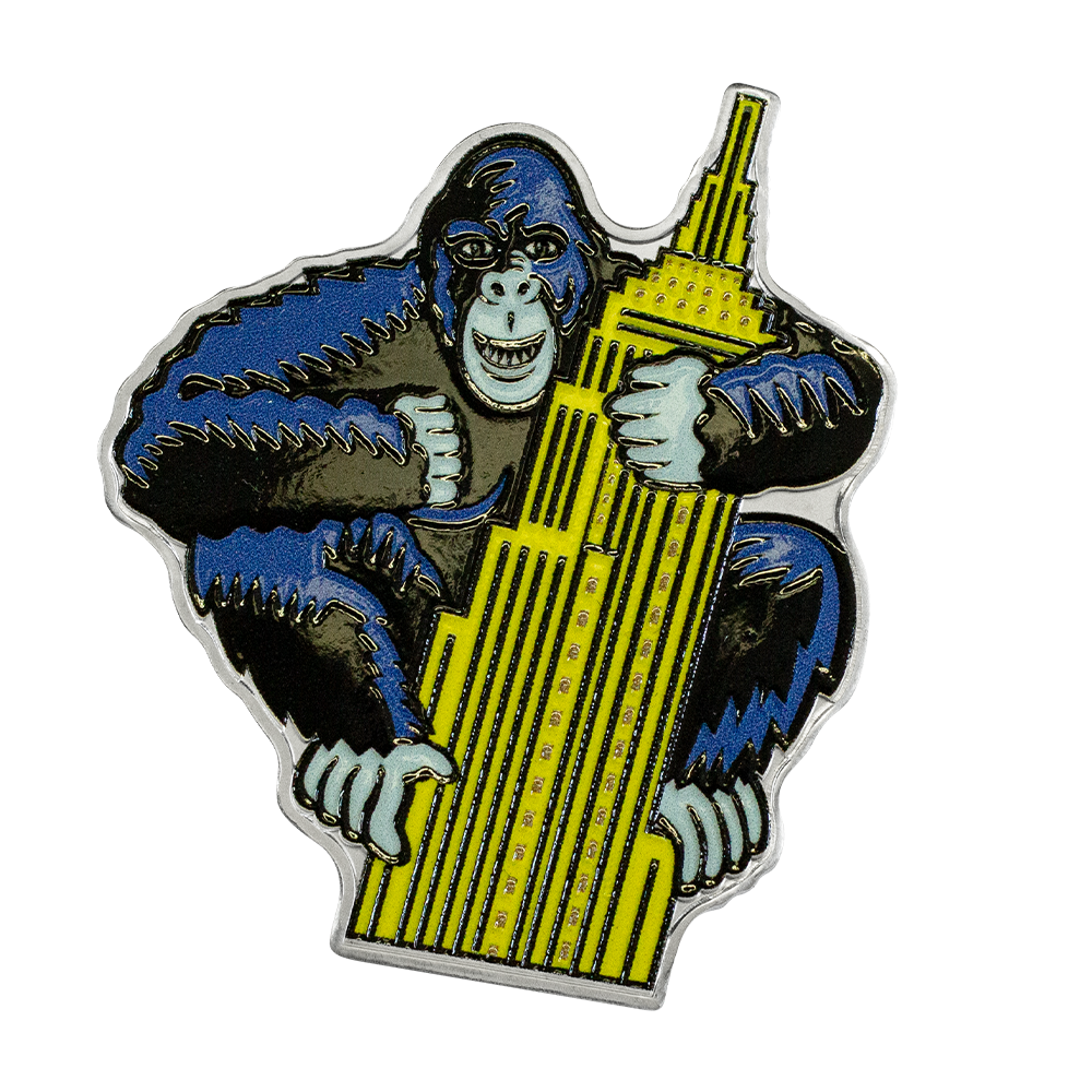 2023 ニウエ 1オンス Burton Morris ゴリラ シルバー コイン Burton Morris American Icons - Gorilla 1oz Silver Coin | PAMP
