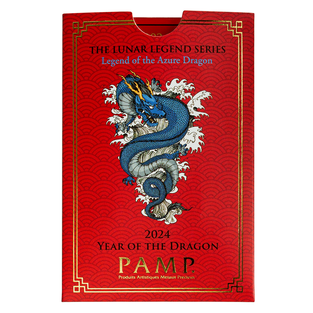 2024 Year of the Dragon - Legend of the Azure Dragon 5g Gold Bar