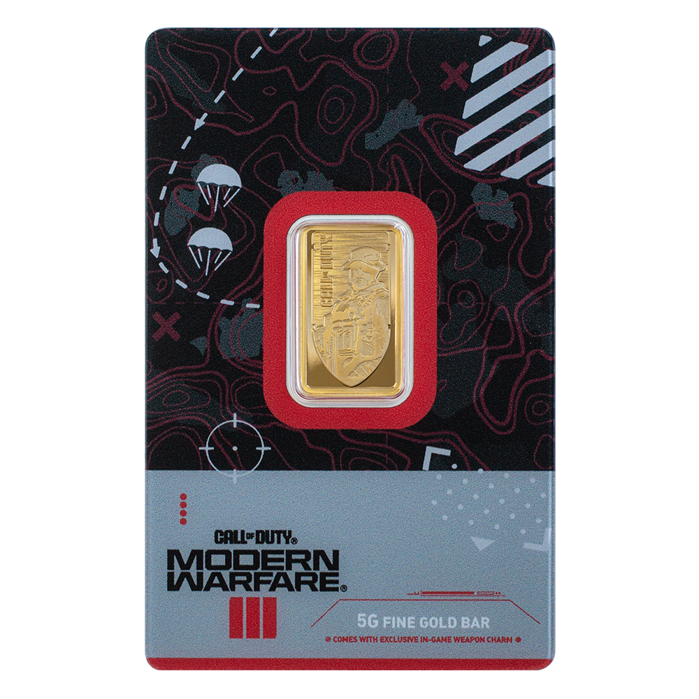 Call of Duty®: Modern Warfare® III 5g gold bar with pendant