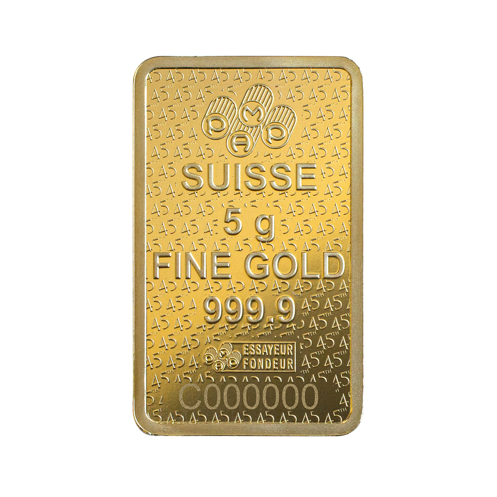 PAMP FINE GOLD　金999.9　5g　密封ケース入り (5-3) PAMP FINE GOLD 金999.9 5g 密封ケース入り (5-3) PAMP FINE