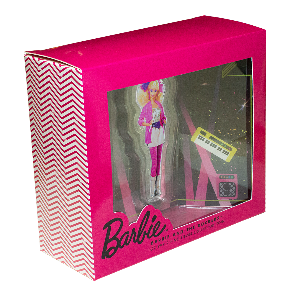 1oz Silver Coin - Barbie And The Rockers™ | PAMP