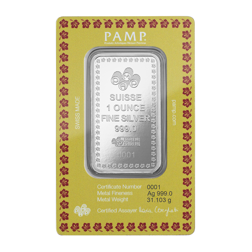 1オンス 銀貨　ラクシュミとガネーシャ Diwali india Diwali Lakshmi & Peacocks 2024 1 oz Pure Silver Bar in Assay