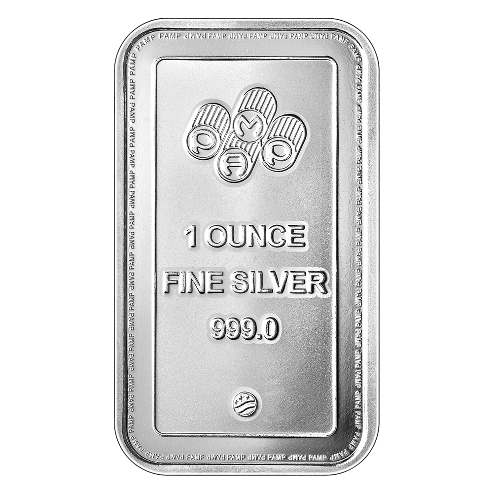 PAMP Silver Minted Bar - 1oz | PAMP