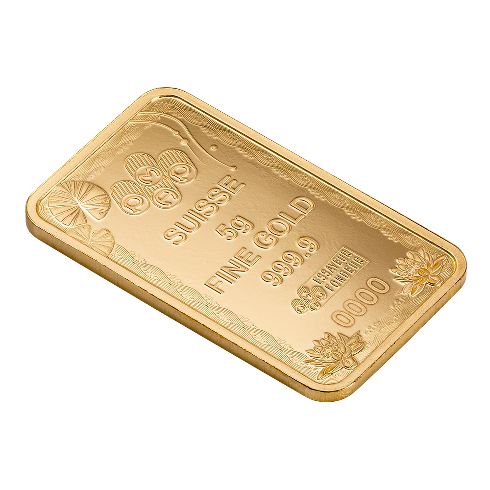 Good Luck - Koi Fish 5g Pure Gold Bar | PAMP