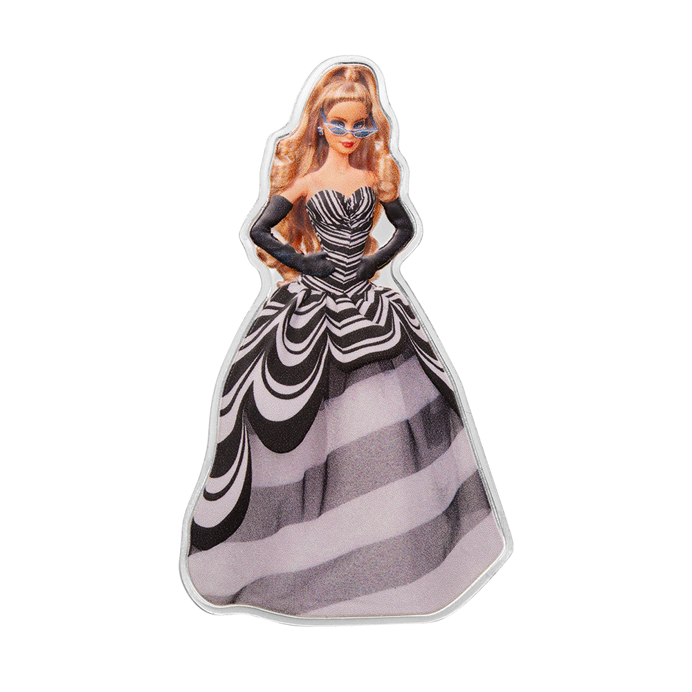 Barbie® Blue Sapphire 65th Anniversary - 1oz Silver coin | PAMP