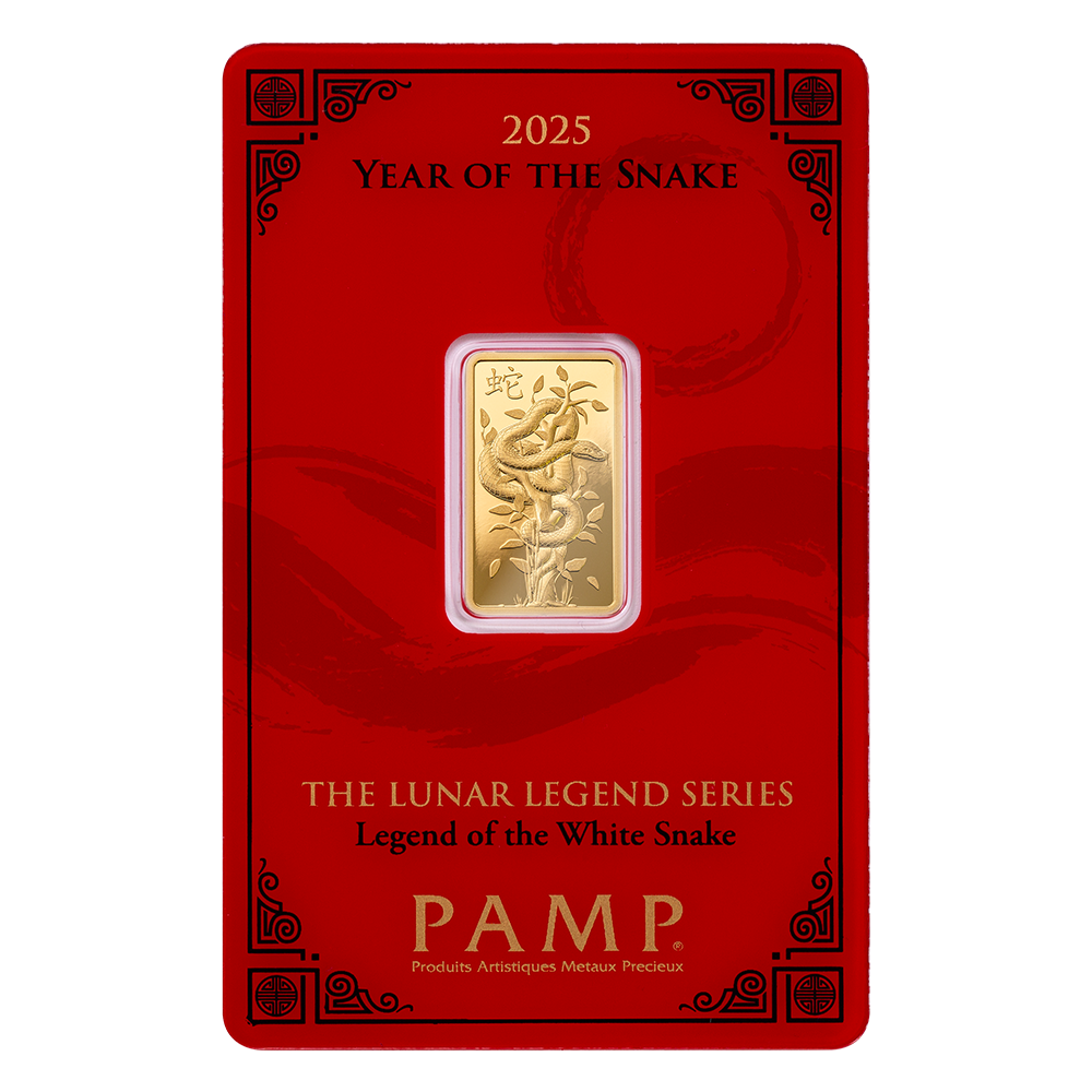 2025 Lunar Year of the Snake - Legend of the White Snake 5g Gold