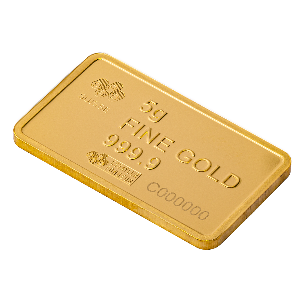 America the Free 5g Pure Gold Bar - American Buffalo | PAMP