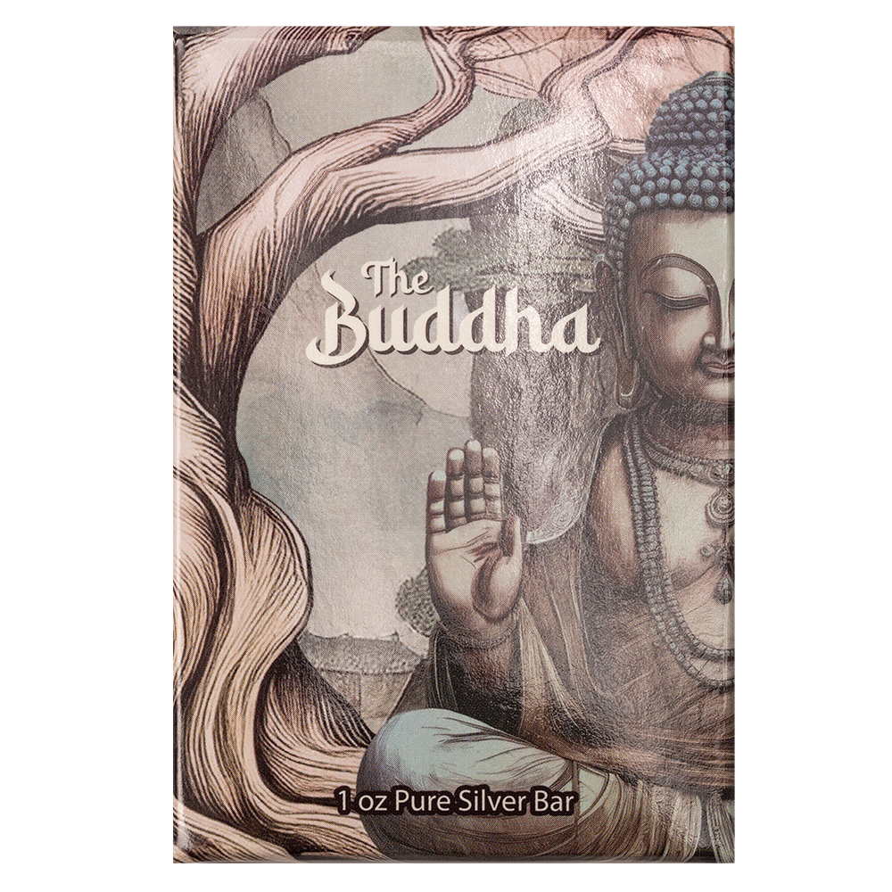 1oz Pure Silver Bar - The Buddha | PAMP