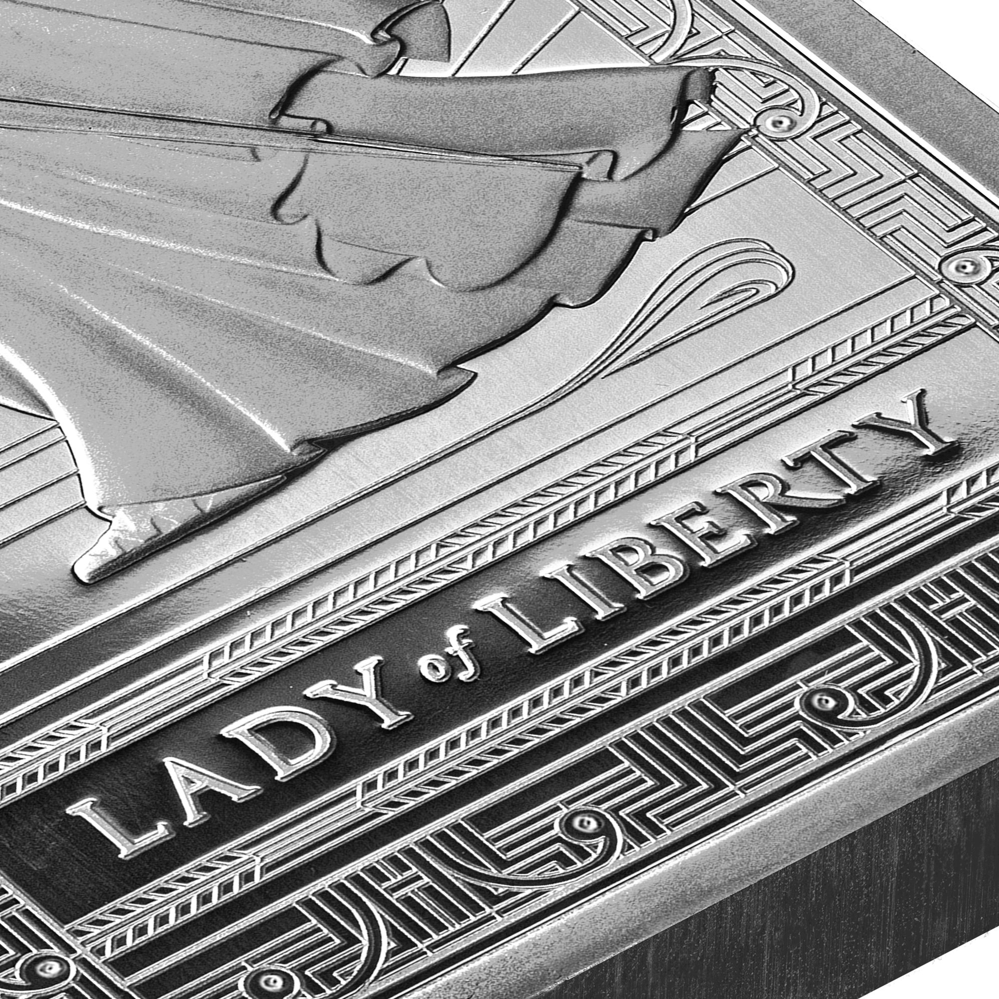 Lady of Liberty Silver Minted Bar - 10z | PAMP