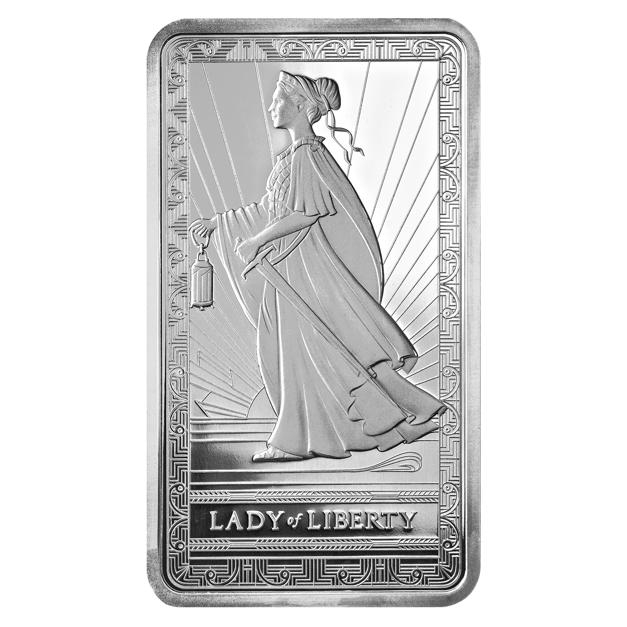 Lady of Liberty Silver Minted Bar - 10z | PAMP