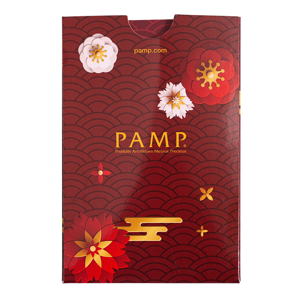 Good Luck Koi Fish Gold Minted Bar - 1oz | PAMP