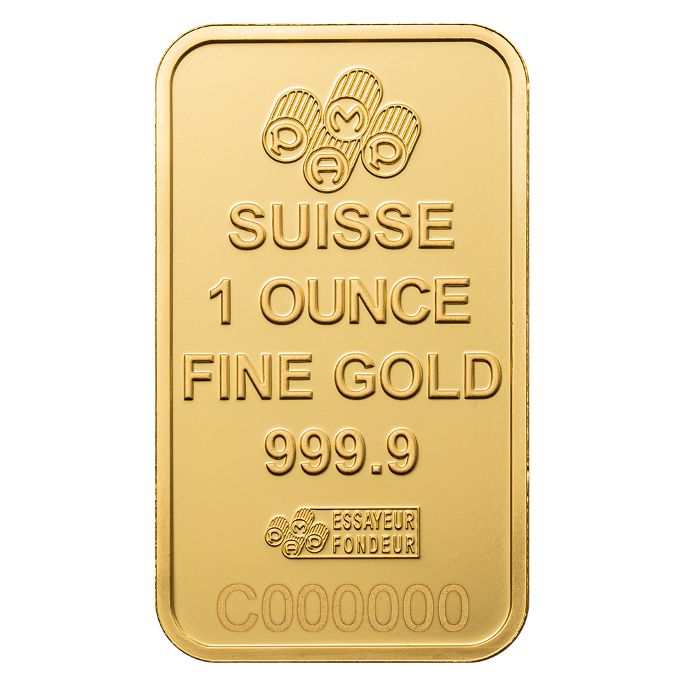 PAMP Lady of Liberty Gold Minted Bar - 1oz (Teal assay card) | PAMP