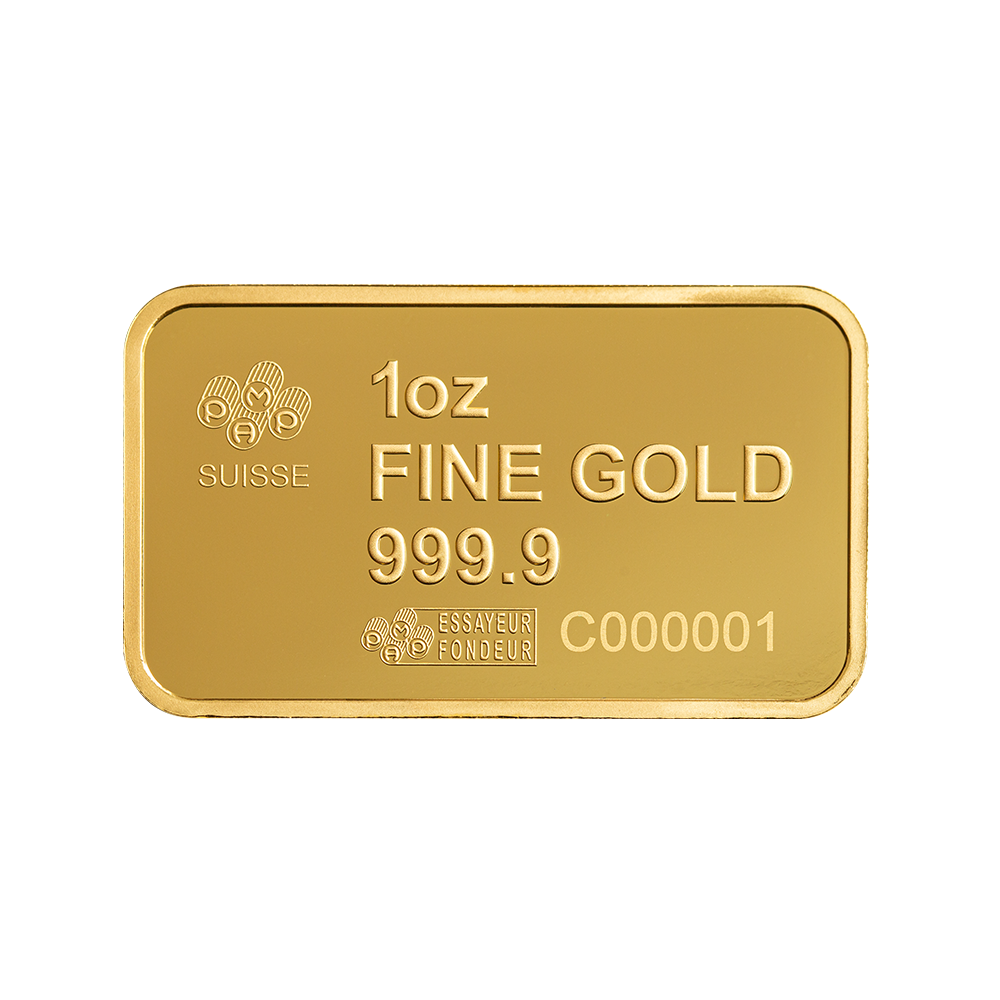 America the Free; Statue of Liberty Gold Minted Bar - 1oz | PAMP