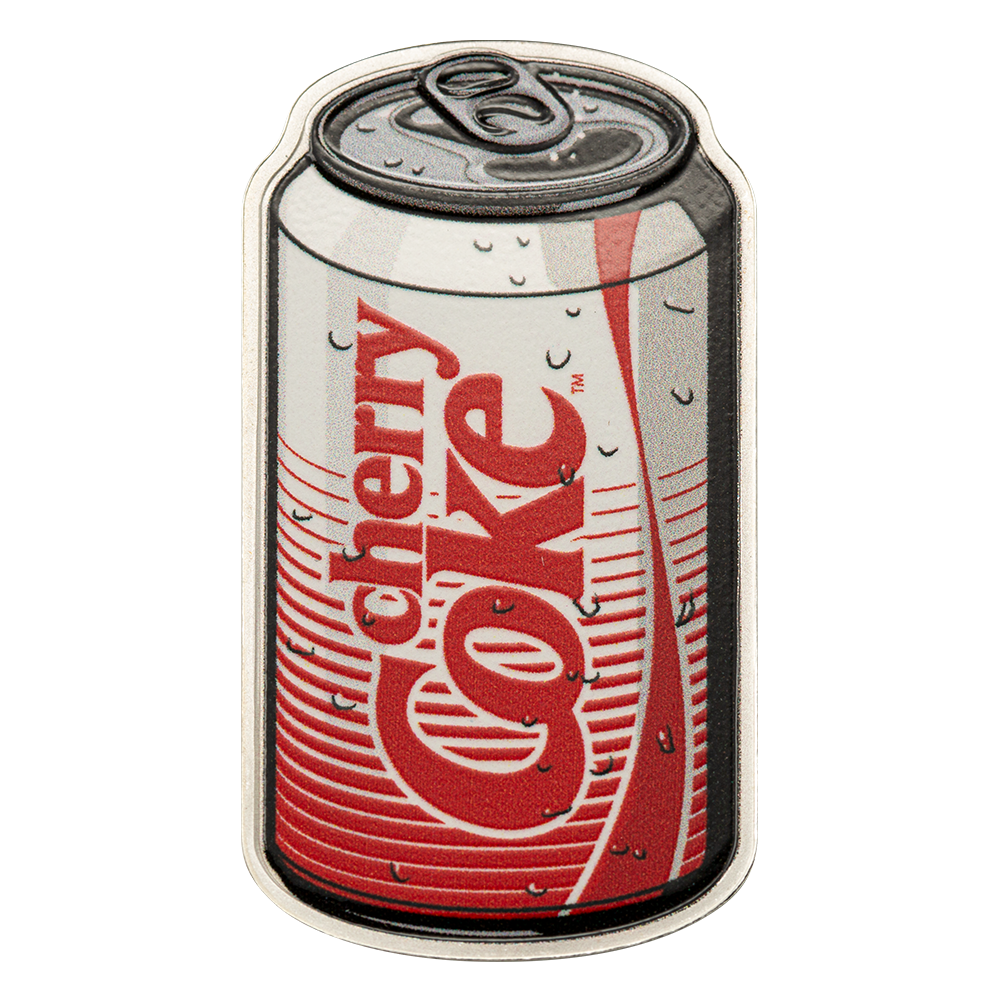 Cherry Coke 40th Anniversary Can 1oz Silver Coin | PAMP