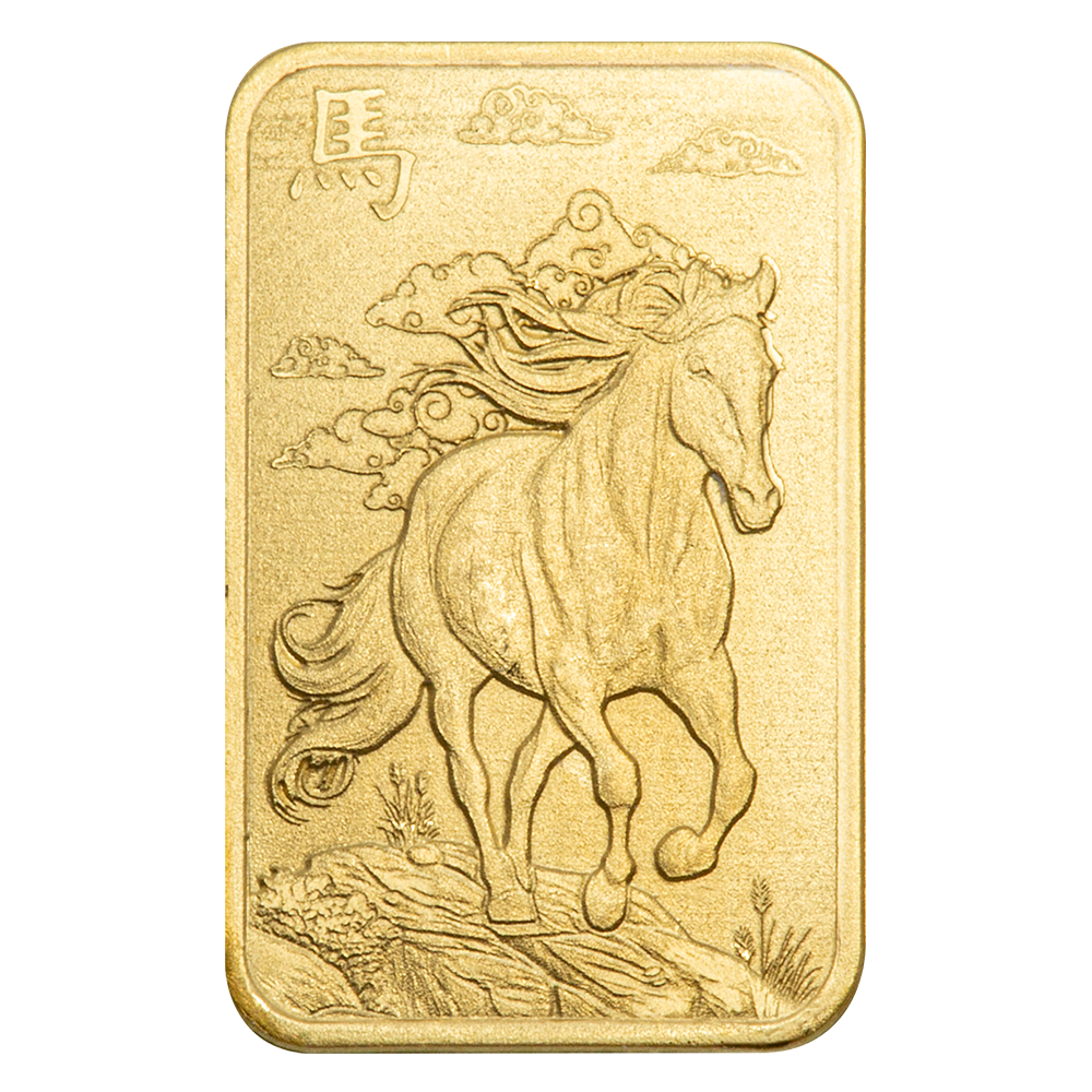 The Lunar Legend Series - 1,000 Mile Horse MULTIGRAM+25 Pure Gold