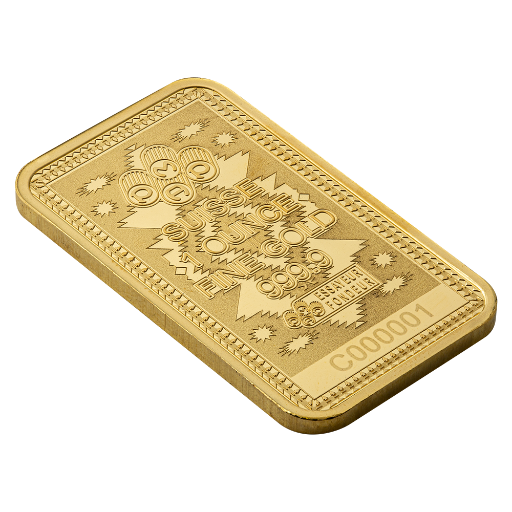 Reflections of America Yellowstone Cowboy 1oz Gold Bar | PAMP
