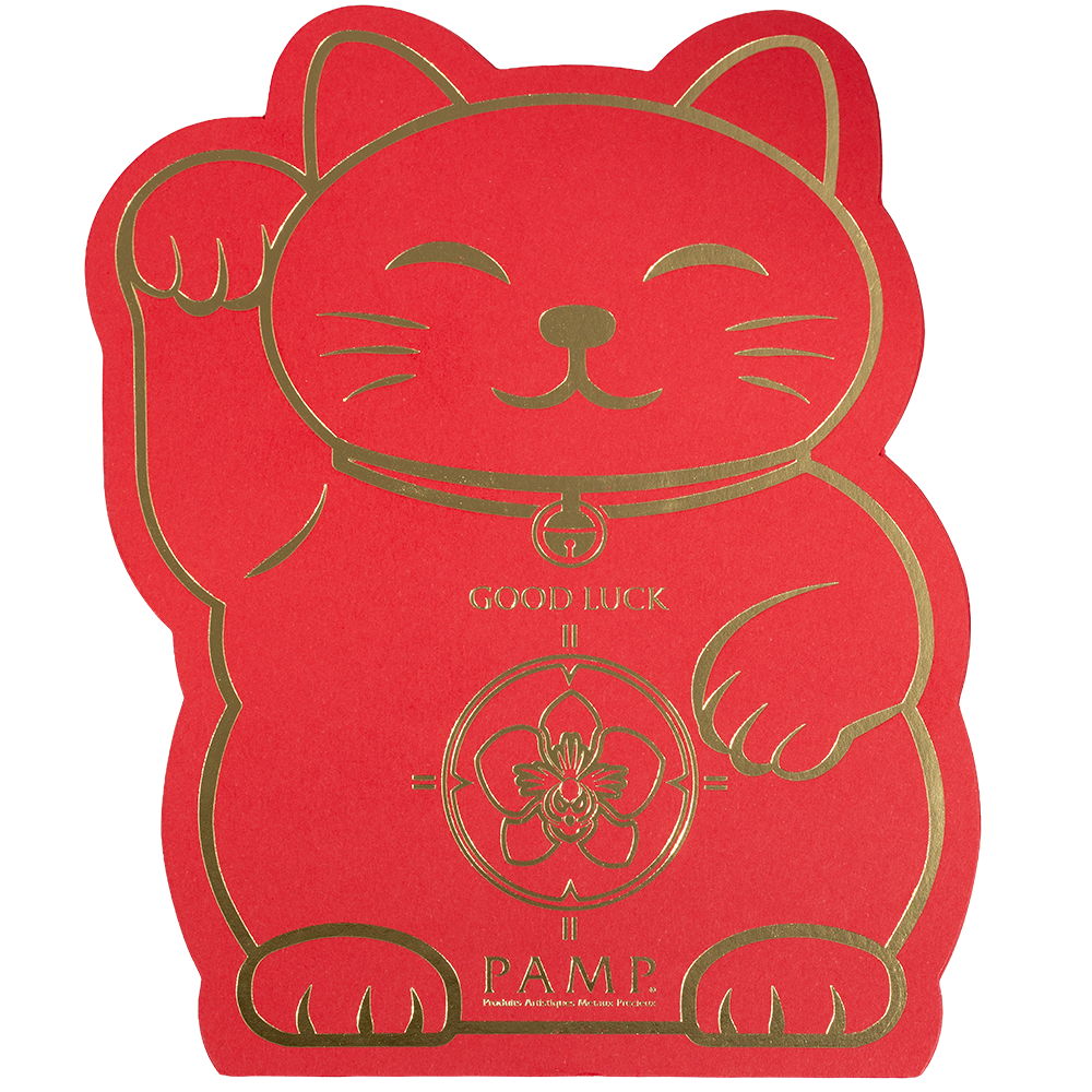 2.5g Gold Bar Lucky Cat | PAMP