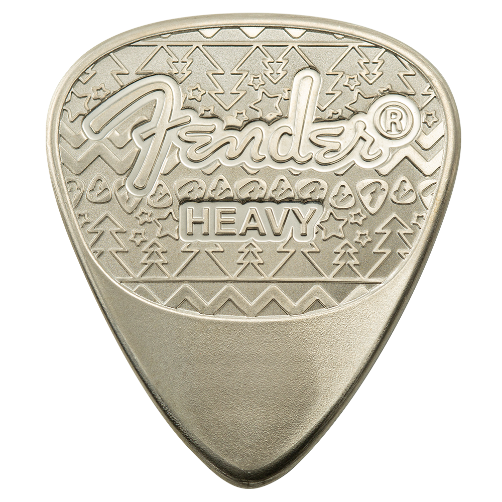 Fender® 351 Heavy Sterling Silver 10g Playable Guitar Pick | PAMP