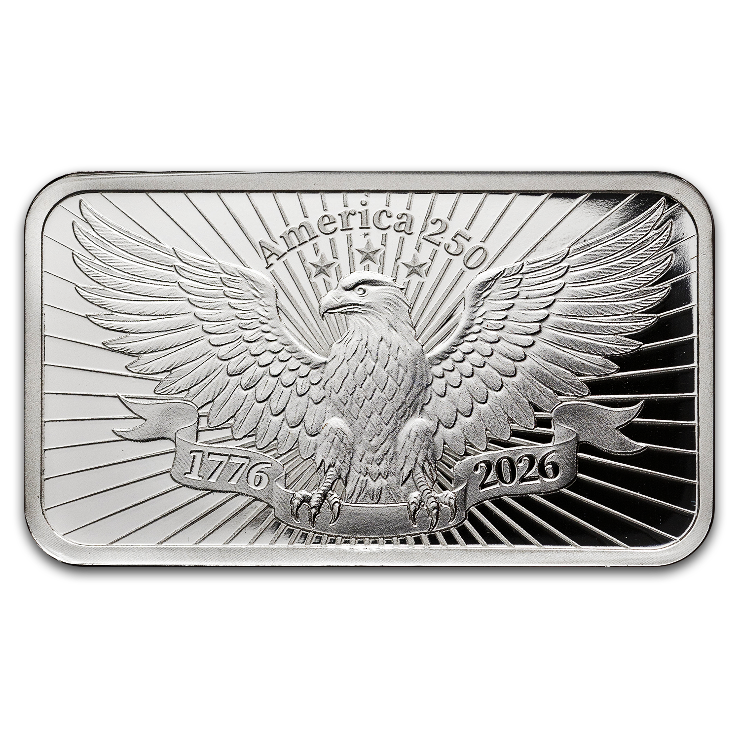 1oz Silver Bar 250th Anniversary of the United States Vintage | PAMP