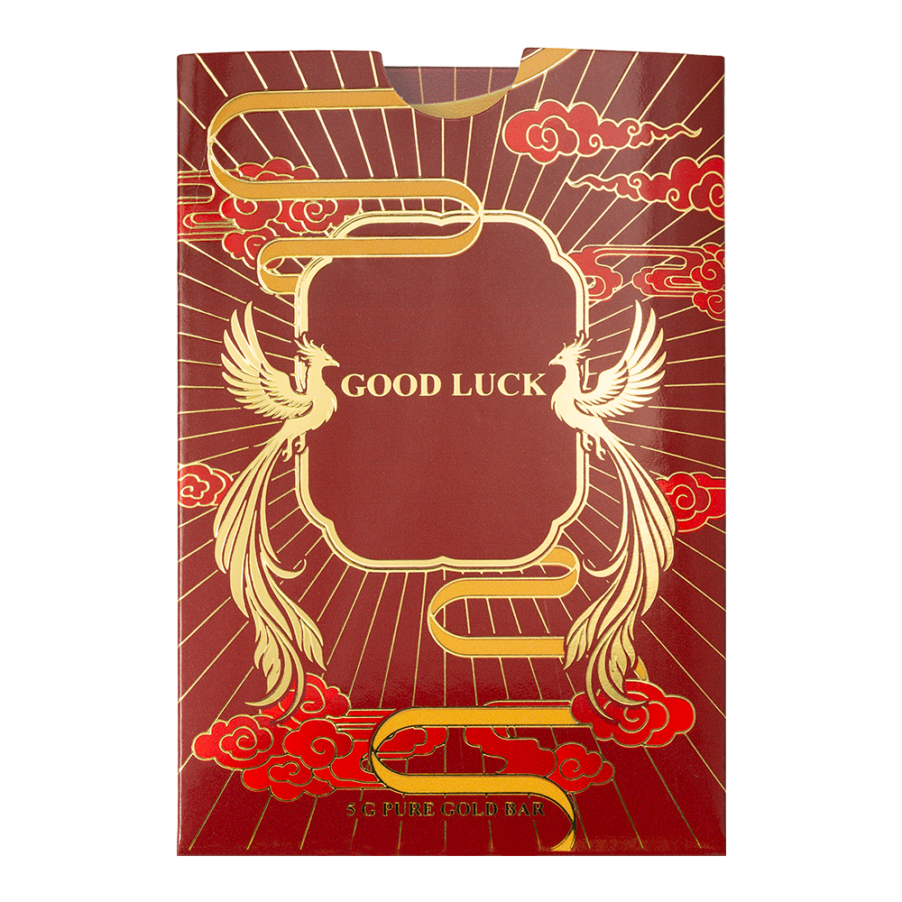 5g Pure Gold Bar Good Luck Phoenix | PAMP