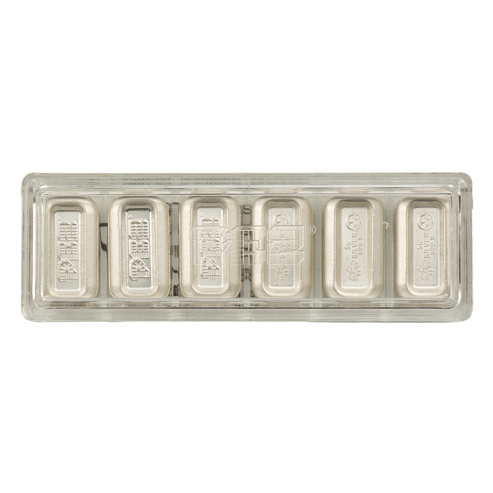 6x5g Pure Silver Wafers PEZ Vampire Gift Set | PAMP